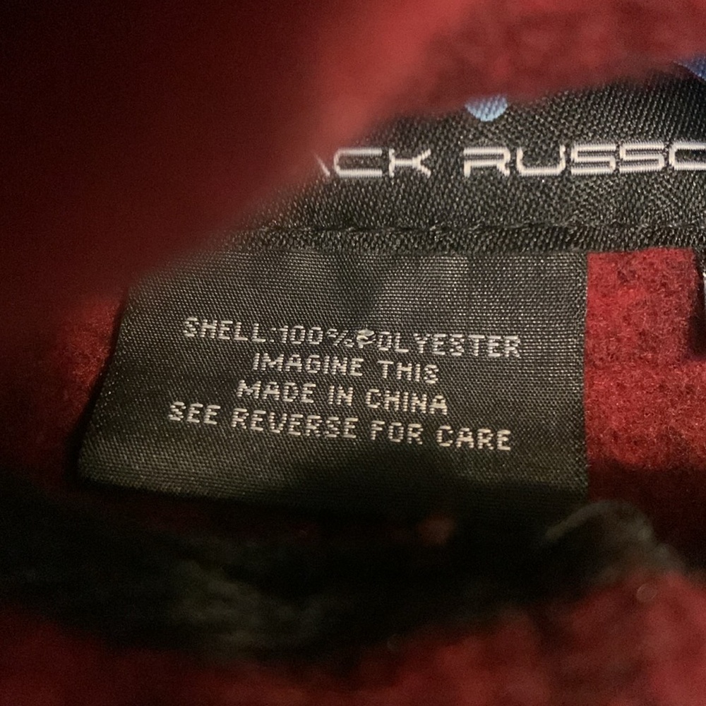 Mack Russo Men’s Plaid Partial Zip Pullover NWOT - Picture 9 of 10